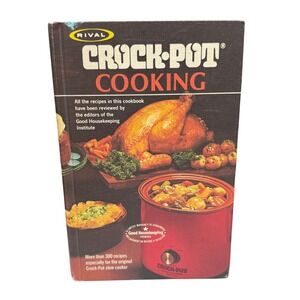 Vintage 1975 Rival Crock-Pot Cooking Hardcover Cookbook 300+ Recipes Retro
